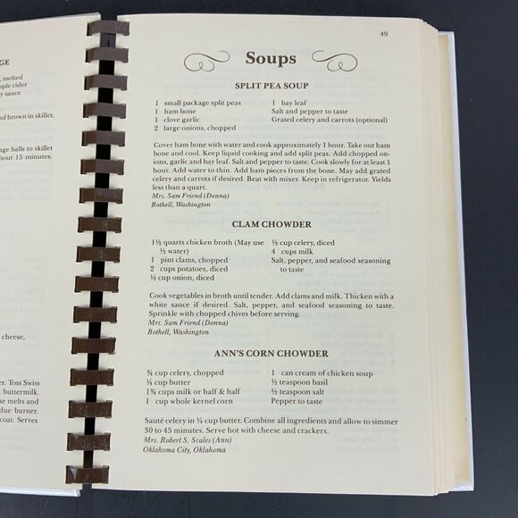 Vintage The Pastors Wives Cookbook 1978 By Sybil DuBose Spiral Bound Wimmer - Picture 7 of 12